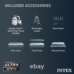 Intex 32' x 16' x 52 Rectangular Ultra XTR Frame Above Ground Swimming Pool Set