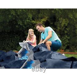 Intex Easy Set 15' x 42 Round Inflatable Outdoor Above Ground Swimming Pool Set