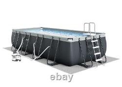 Intex Ultra XTR 18FT X 9FT X 52IN Above Ground Swimming Pool Set with Sun Canopy