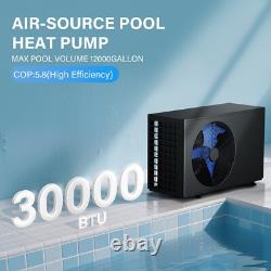 JOEAONZ 30,000BTU Pool Heat Pump for Swimming Pools & Spa Heater In-Ground