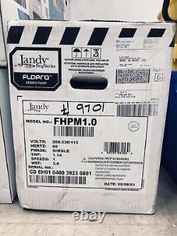Jandy FloPro Series 1 Hp Inground Swimming Pool Pump, Brand New Unopened Box