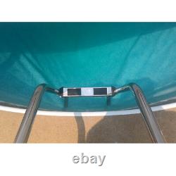 KOJEM Non-Slip 3-Step Stainless Steel Swimming Pool Ladder For In-Ground Pools