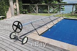 Kokido Stainless Steel In Ground Swimming Pool Cover Reel Set (Up To 18.7')