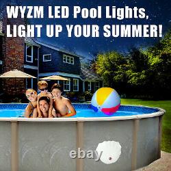 LED Pool Light Bulb, IP65 Waterproof, for Inground Swimming Pool, 120V 10Watt 6Pack