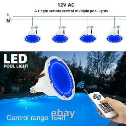 LED Pool Light Bulb for Inground Swimming Pool, 12V 40W, RGBW Color Changing Bulb