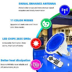 LED Pool Light Bulb for Inground Swimming Pool, 12V 40W, RGBW Color Changing Bulb