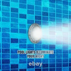 LED Pool Lights for Inground Pools, 120V Pool Lights White, 10 Inch Inground 50 FT