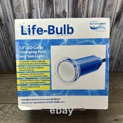 LIFE-BULB 1.5 Inch Pool Light for Inground Pool 100 Foot Cord Swimming Pool