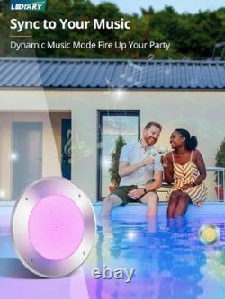 Lediary Ultra Slim LED Inground Swimming Pool Light 120V 54W RGB 5850C2C