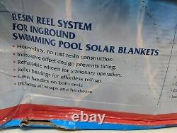Leslie's Pool Zone Resin Reel System For Inground Swimming Pool Solar Blankets