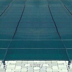 Loop Loc Green Mesh Rectangle Swimming Pool Safety Covers (Choose Size)