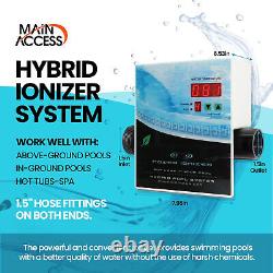 Main Access Power Ionizer Hybrid Complete above and in Ground Swimming Pool Care