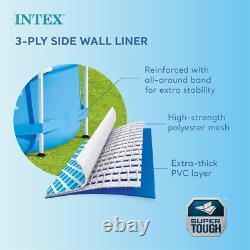 Metal Frame Above Ground Swimming Pool Set 10Ft x 30In 1185 Gallon Capacity