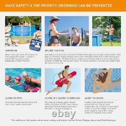 Metal Frame Above Ground Swimming Pool Set 10Ft x 30In 1185 Gallon Capacity