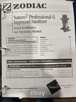Nature2 Professional G 2.0 inch Vessel, Nature2 W25946. USED VESSEL ONLY