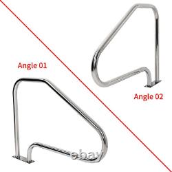 New Swimming Pool 46x35 Steel Ladder Step Hand Stair Rail InGround Universal