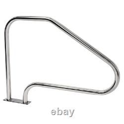 New Swimming Pool 46x35 Steel Ladder Step Hand Stair Rail InGround Universal