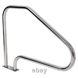 New Swimming Pool 46x35 Steel Ladder Step Hand Stair Rail InGround Universal
