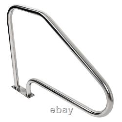 New Swimming Pool 46x35 Steel Ladder Step Hand Stair Rail InGround Universal