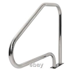 New Swimming Pool 46x35 Steel Ladder Step Hand Stair Rail InGround Universal