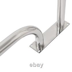 New Swimming Pool 46x35 Steel Ladder Step Hand Stair Rail InGround Universal