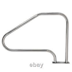 New Swimming Pool 46x35 Steel Ladder Step Hand Stair Rail InGround Universal