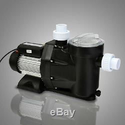 New Swimming Pool Pump Inground Single Speed Motor Compatible 2.5HP 1850W 110V