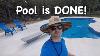 Our Inground Swimming Pool Is Finished How To Build A Swimming Pool