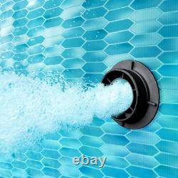 Outdoor Above Ground Swimming Pool Set with Filter Pump 14x48