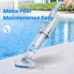Oxygie Swimming Pool Vacuum Cleaner Handheld Rechargeable Cordless Above Ground