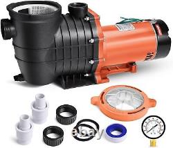 PNKKODW 1.5-2.5HP In Ground 2 Swimming Pool Pump SPA with Strainer 115-230V