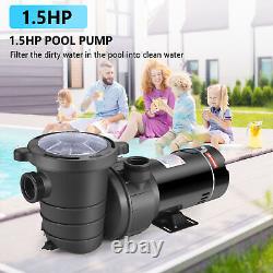 PNKKODW Pool Pump1.5 HP 230V Dual Speed Inground/Above Ground swimming Pool Pump