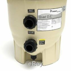 Pentair 188592 Quad 60 Swimming Pool Filter D. E. / CART 120GPM