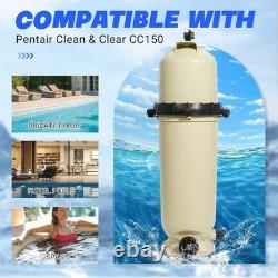 Pentair Clean & Clear Cartridge Filters, Cartridge, 150 sq. Ft, 15.5 Diam, 150