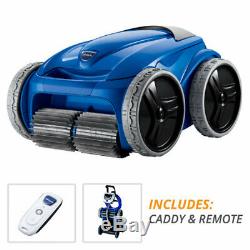 Polaris 9550 Sport Robotic In ground Swimming Pool Cleaner + Remote & Cart Caddy