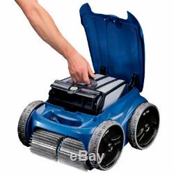 Polaris 9550 Sport Robotic In ground Swimming Pool Cleaner + Remote & Cart Caddy