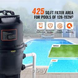Pool Cartridge Filter In/Above Ground Swimming Pool Filtration 425Sq. Ft