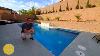 Pool Construction Time Lapse Start To Finish With Waterfall U0026 Bubbler
