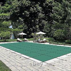 Pool Cover Rectangle Inground Safety Pool Cover Safety Cover for Swimming Pool