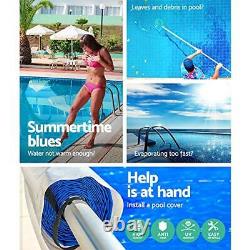 Pool Cover Reel Set 18ft Solar Pool Cover For Inground Swimming Poolsaluminum S