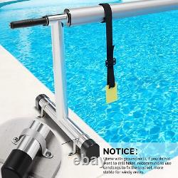 Pool Cover Reel Set Pool Solar Cover Reel for Inground Swimming Pool