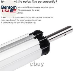 Pool Cover Reel Set Pool Solar Cover Reel for Inground Swimming Pool, Aluminum S