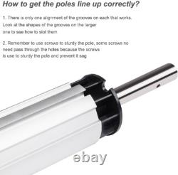 Pool Cover Reel Set Pool Solar Cover Reel for Inground Swimming Pool, Aluminum S