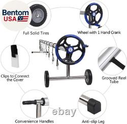 Pool Cover Set 18 FT Solar Cover for Inground/Outdoor Swimming Pool, Well Made A