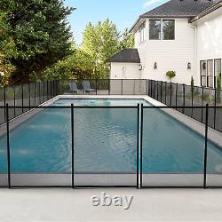 Pool Fences 4x48 Feet In-Ground Swimming Pool Safety Fence Prevent Accidental