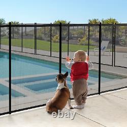 Pool Fences 4x48 Feet In-Ground Swimming Pool Safety Fence Prevent Accidental