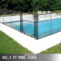 Pool Fences GateFor In-ground Swimming Pool Safety Fence4x2.5Ft Pool Fence Gate
