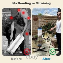 Pool Filter Cleaner Stand Tool, Fit for 3, 4, 6 Swimming Pool Cartridge Filte