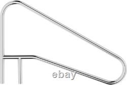 Pool Handrail Grab Rail, Swimming Pool Bend Handle Stair Rail for Inground Pool