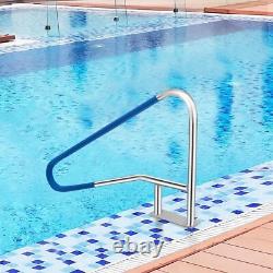 Pool Handrail Railings 54x36 for Inground Pool Swimming Pool Safety Handrails